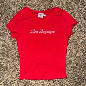 Princess Polly Baby Love Languages Tee